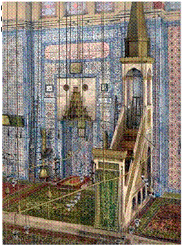 Furniture in a Mosque
