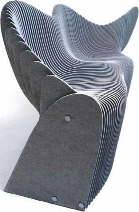 Topografi, Jonas Wannfors “I wanted to do something that would feel soft and look soft, but be made of harder materials,” says Jonas Wannfors of his Topografi seating system