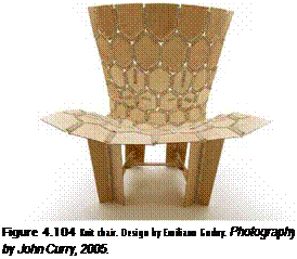 Подпись: Figure 4.104 Knit chair. Design by Emiliano Godoy. Photography by John Curry, 2005. 