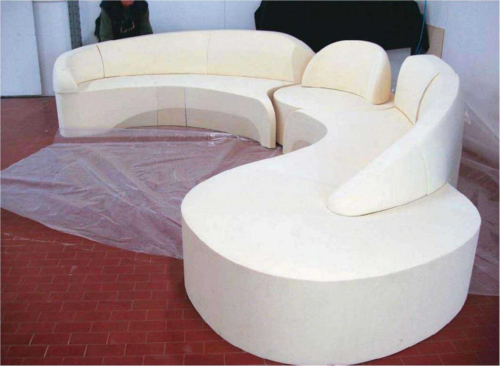 Comet Sofa, Vladimir Kagan Tve always believed in furniture liberated from the walls of а ҐООҐП,” says Vladimir Kagan. “Most of my clients were collectors of art, so they needed to liberate the walls for art work.”