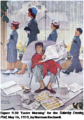 Подпись: Figure 9.30 "Easter Morning" for the Saturday Evening Post, May 16, 1959, by Norman Rockwell. 