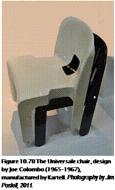 Подпись: Figure 10.70 The Universale chair, design by Joe Colombo (1965-1967), manufactured by Kartell. Photography by Jim Postell, 2011. 