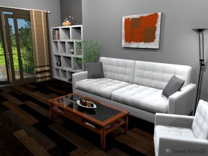 Sample of free programs for interior design. With a preview and descriptions