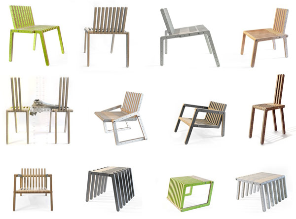 Collapsible furniture designer the hands