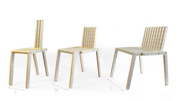 Collapsible furniture designer the hands