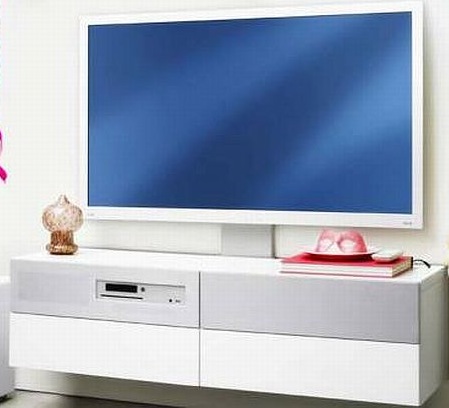 Uppleva the integrated media center with the HD TV from IKEA