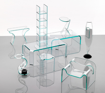 Italian glass furniture