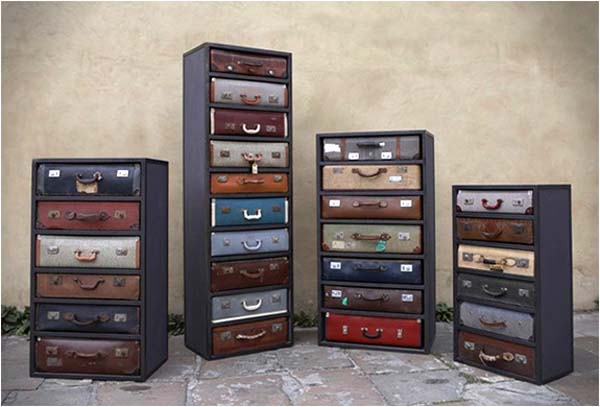 Dressers from starenky suitcases
