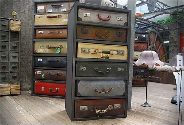 Dressers from starenky suitcases