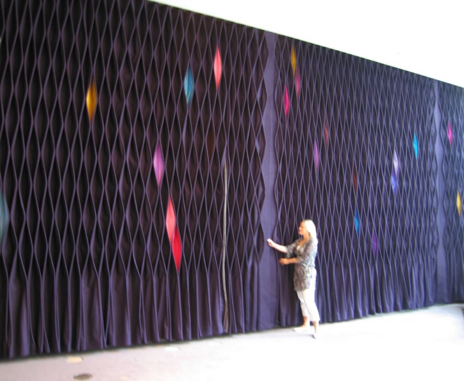 Wall panels from felt