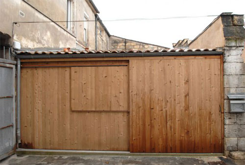 Garage alteration in small-sized housing
